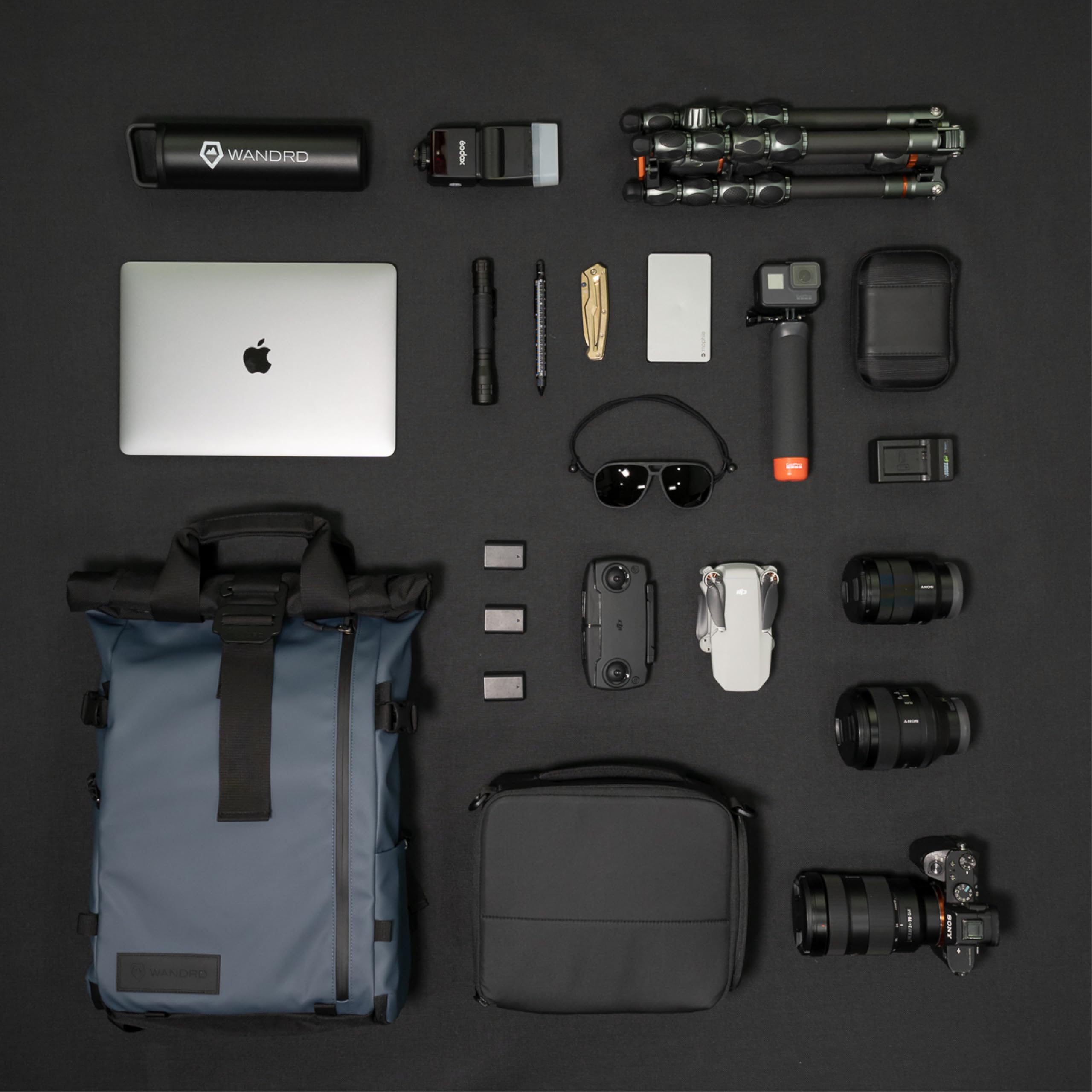 WANDRD PRVKE Photography Backpack - Waterproof Camera Travel Bag with Laptop Compartment & Accessories Bundle for Photographers, Hiking & Adventure Travel