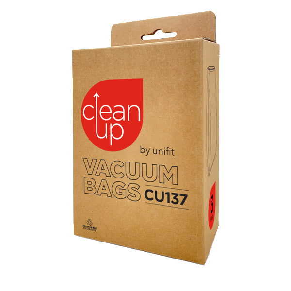 Unifit CleanUp CU137S Trash Bags - Heavy Duty, Leak Proof, Odor Control - Perfect for Kitchen, Bathroom, and Outdoor Use