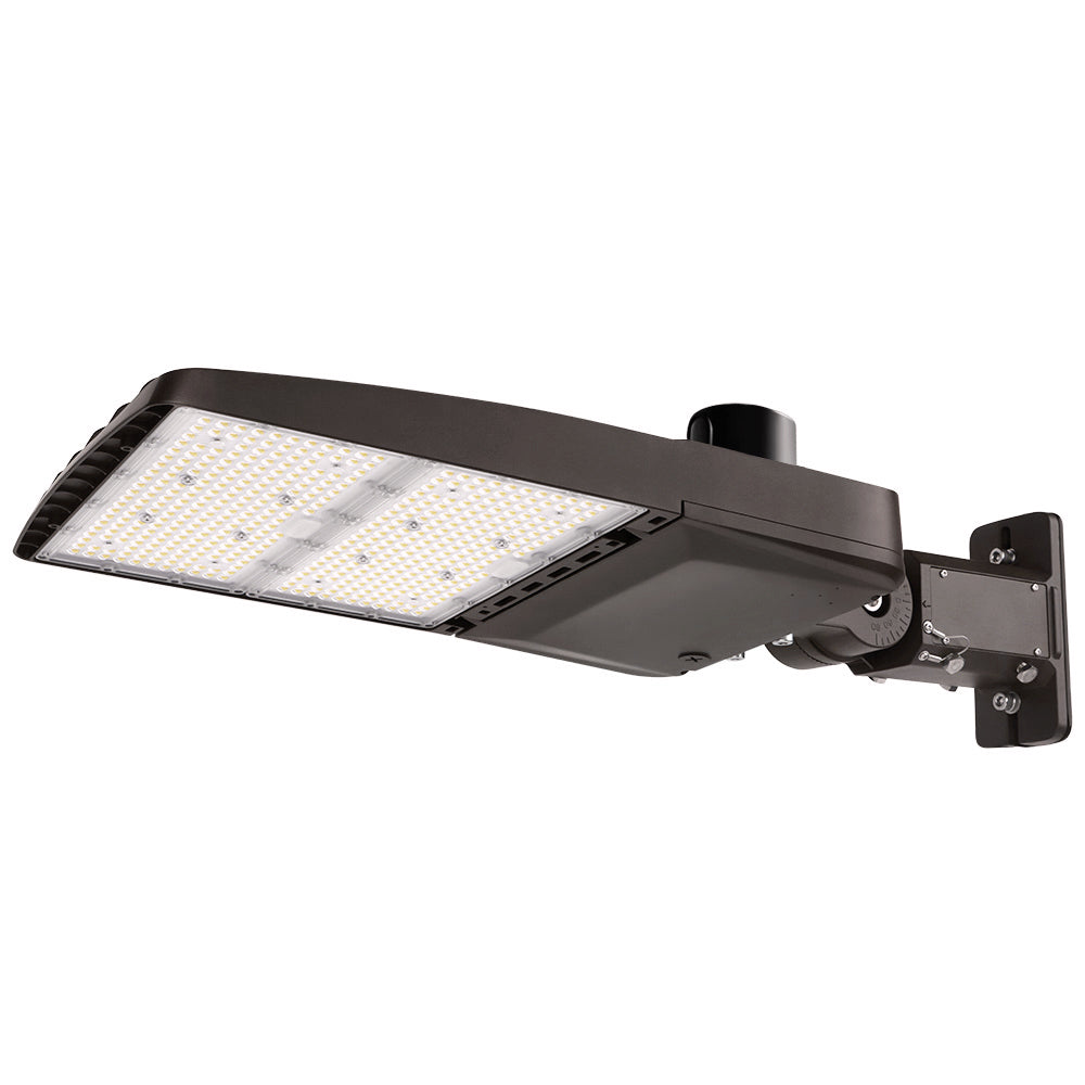 Vela III LED Parking Lot Light - Type IV, 310W/280W/260W/240W Selectable, 46,300 Lumens, 120-277V, 5000K Daylight, 1000W Equivalent - Perfect for Commercial Parking Lots, Warehouses & Outdoor Security Lighting