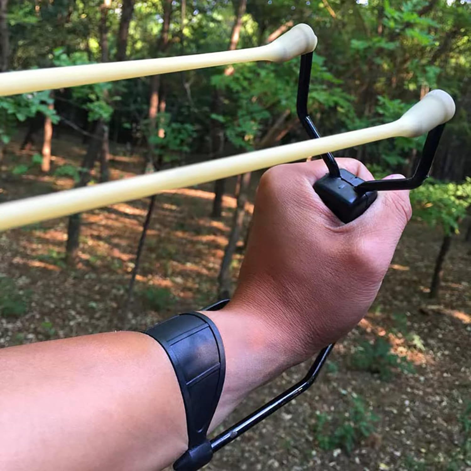SAHENITEANA Professional Slingshot for Outdoor Sports & Hunting - High-Performance Game Slingshot for Adults, Survival Gear & Outdoor Supplies (Great for Target Practice, Camping & Survival Training)