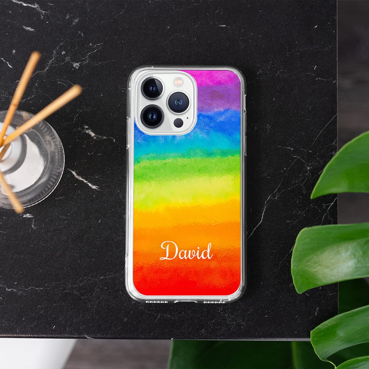 Rainbow Stripes LGBT Pride Phone Case - Personalized iPhone 16/15/14/13/12/11/XR/X/XS/8/7 Plus/Mini/Pro Max Cover - Gay Pride Month Accessories for LGBTQ+ Support & Awareness - Perfect for Parades, Events & Daily Use