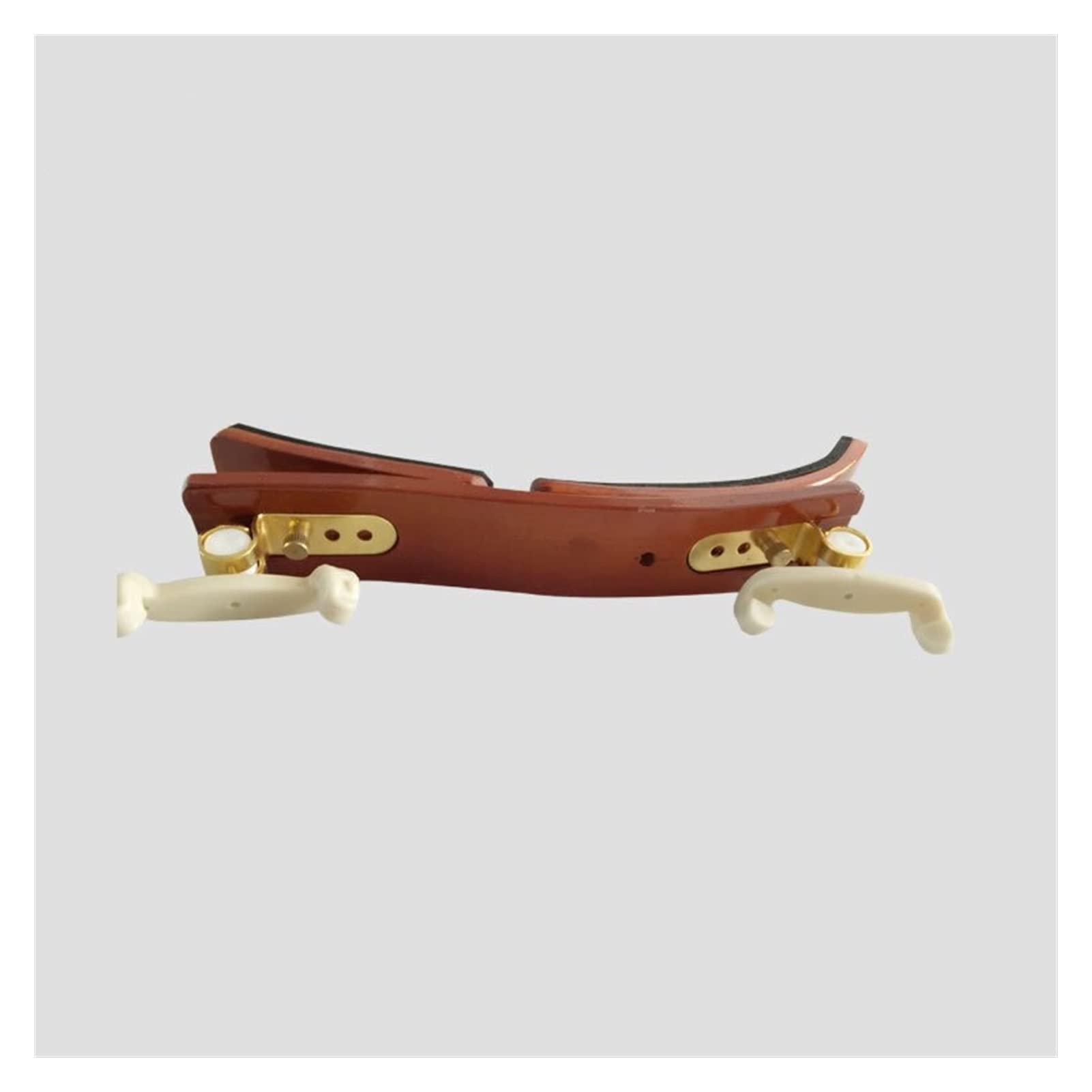 Premium Hardwood & Brass Violin Shoulder Rest - Professional 4/4 & 3/4 Violin Accessory for Comfortable Playing - Ideal for Students, Performers & Orchestra Musicians