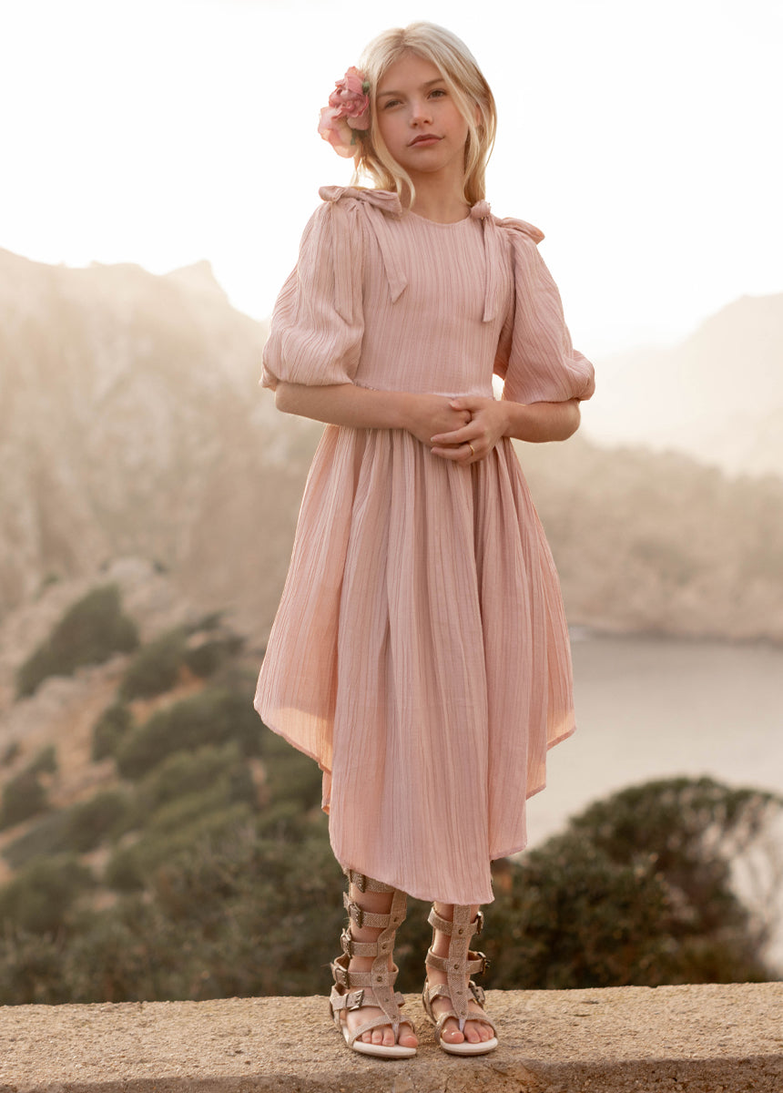 Maylie Women's Flowy Desert Shell Dress - Elegant Boho Maxi Dress for Beach, Vacation & Summer Outfits