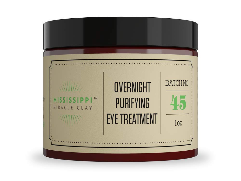 Best Overnight Purifying Eye Treatment - 1oz Dark Circle & Puffiness Relief - Hydrating Under Eye Gel for Women & Men - Perfect for Nighttime Skincare Routine