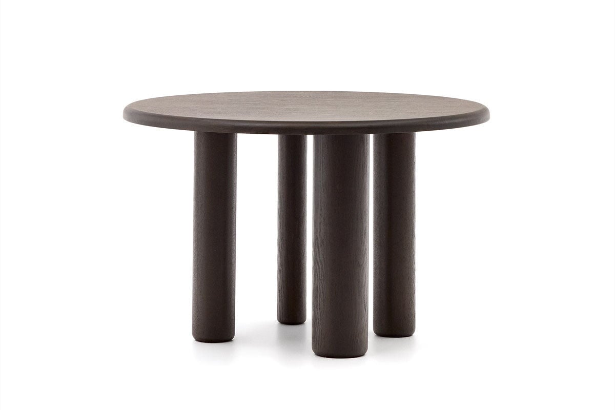 Como Maylen Cafe or Breakout Round Table - 47.2 Inch (1200mm) Modern Dining Table for Kitchen, Restaurant & Office Meetings - Perfect for Small Spaces & Collaborative Work Areas
