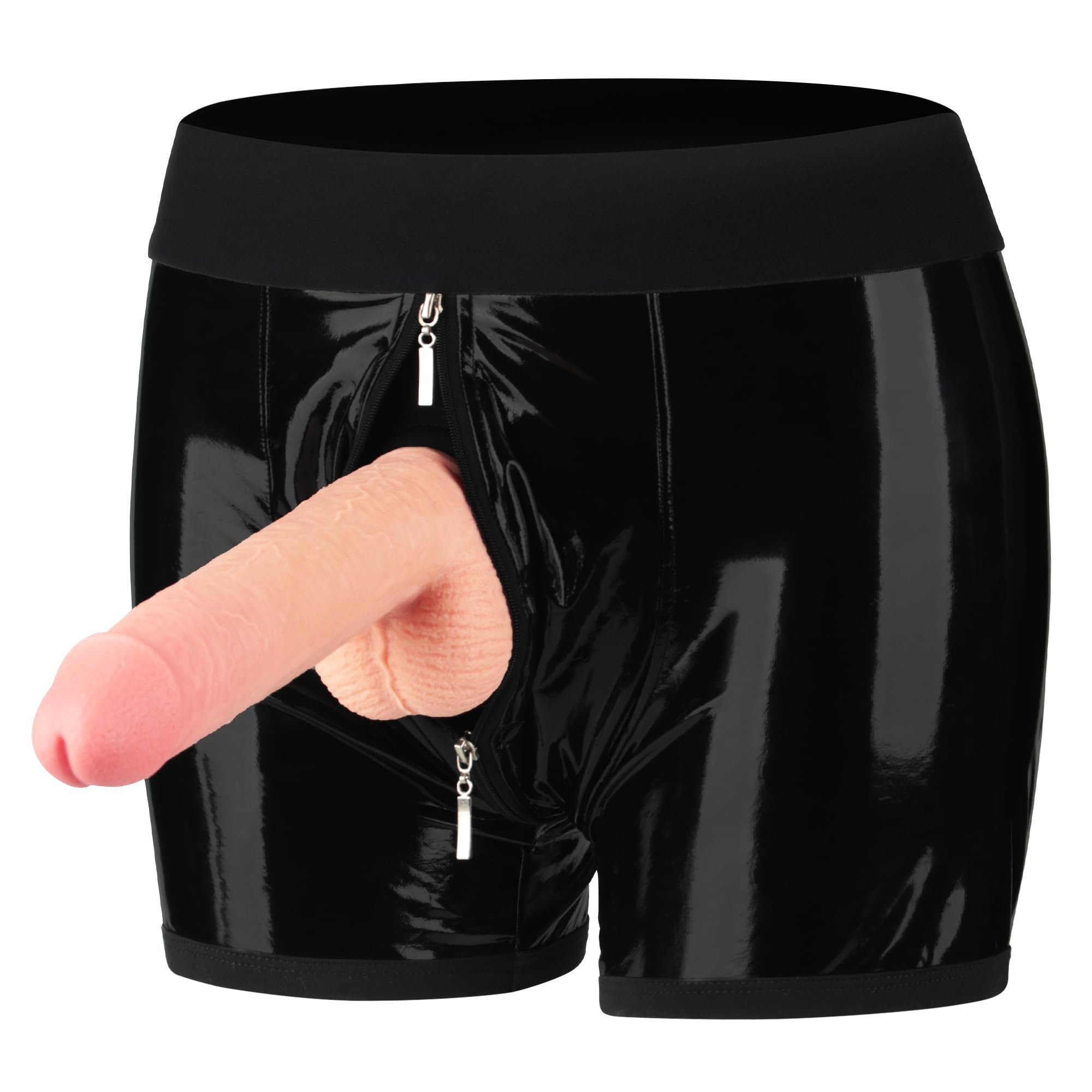 Realistic 9 Inch Dual Density Dildo with Sliding Foreskin & Removable Suction Cup - Soft Lifelike Penis for G-Spot & Anal Stimulation - Strap-On Adult Sex Toy for Couples & Solo Play - Perfect for BDSM, Roleplay & Spicing Up Your Bedroom