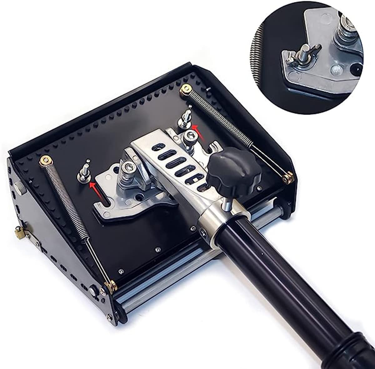 12-Inch Drywall Flat Box Rendering Machine - Professional Plaster Smoothing Tool & Putty Finish Combo for Walls & Ceilings - Perfect for Home Renovation, DIY Projects & Professional Construction Work