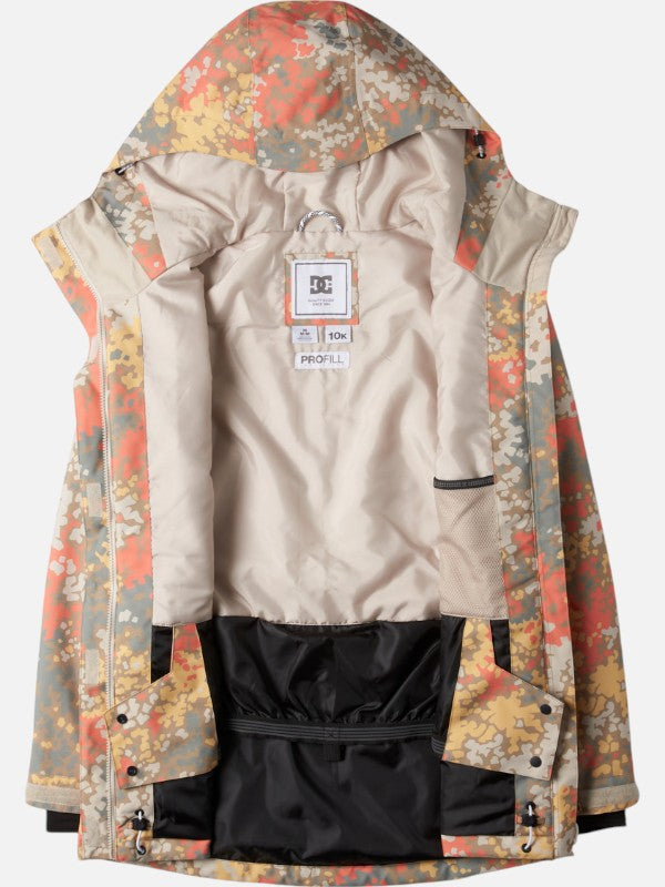 DC Women's Snow Cruiser Coral Print Jacket - Waterproof Winter Coat for Skiing, Snowboarding & Outdoor Adventures