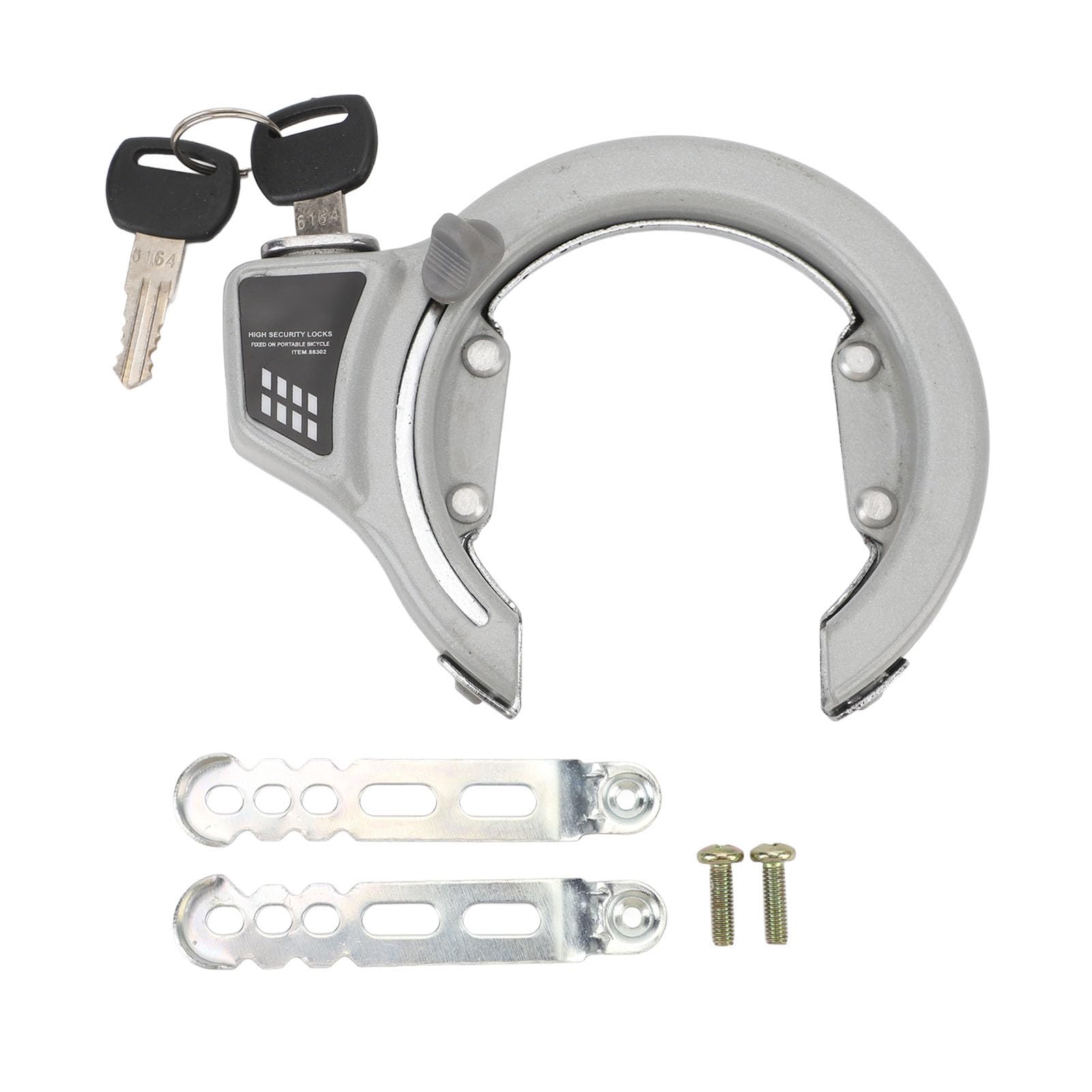 Premium Bike Lock - Heavy Duty Aluminum Alloy Horseshoe U-Lock with 2 Keys for Mountain, Road & Folding Bicycles | Anti-Theft Security for Urban Commuting & Outdoor Cycling