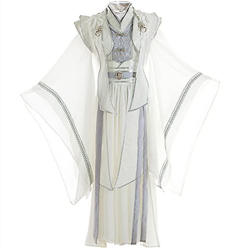 Anime Er Ha Chu Wanning Cosplay Costume - Heaven Official's Blessing Xie Lian Outfit for Men | Authentic Hanfu Robe for Conventions & Roleplay