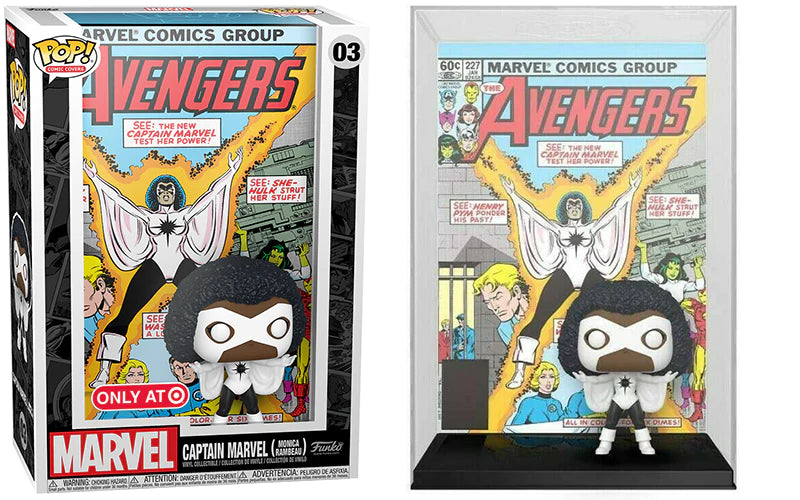 Captain Marvel (Monica Rambeau) Comic Book Collection - Issue 03 Target Exclusive Sealed Cover - Perfect for Marvel Fans, Collectors & Comic Book Displays