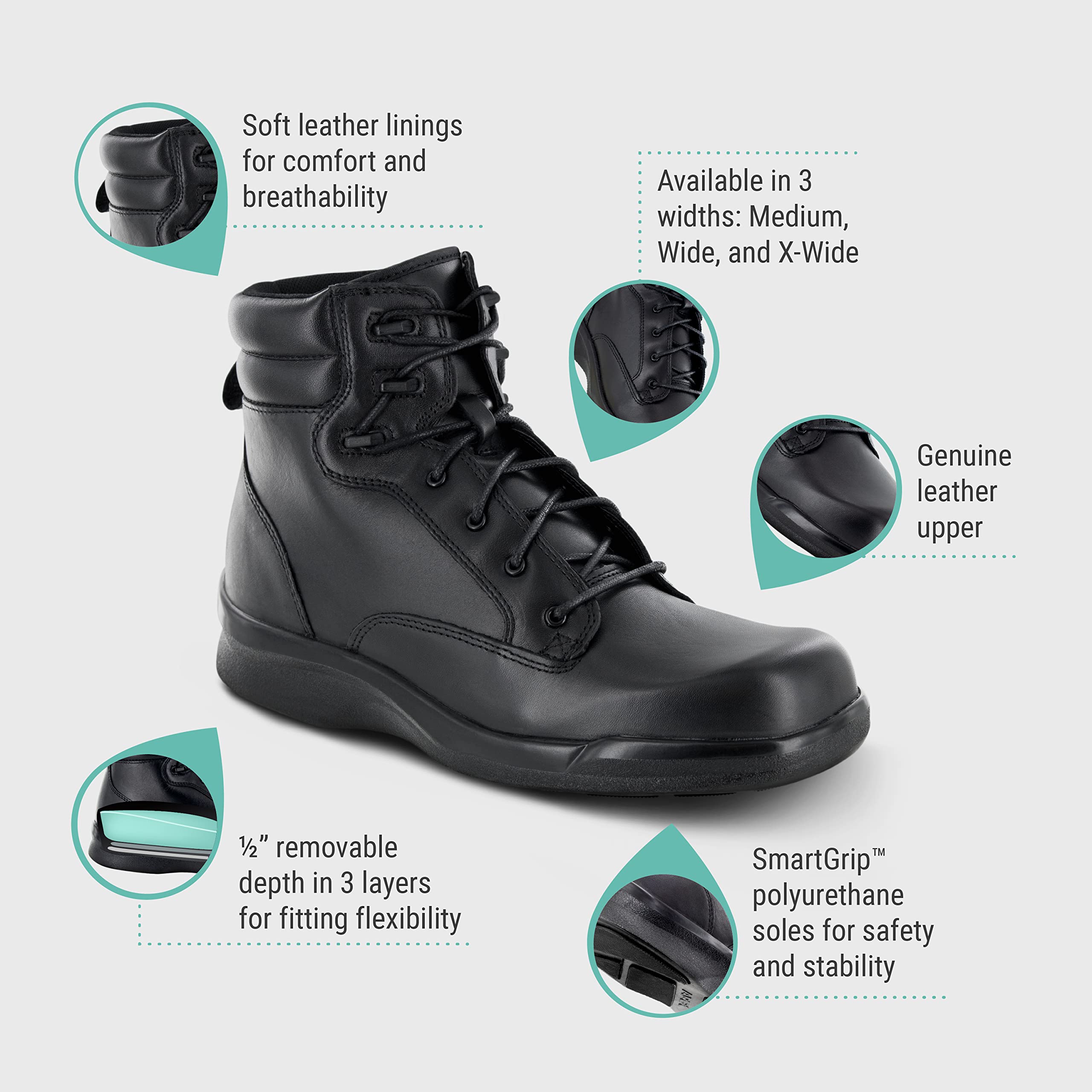 Apex Men's Waterproof Hiking Boots - Lightweight Outdoor Trekking Shoes for Men - Perfect for Camping, Backpacking & Mountain Climbing Adventures