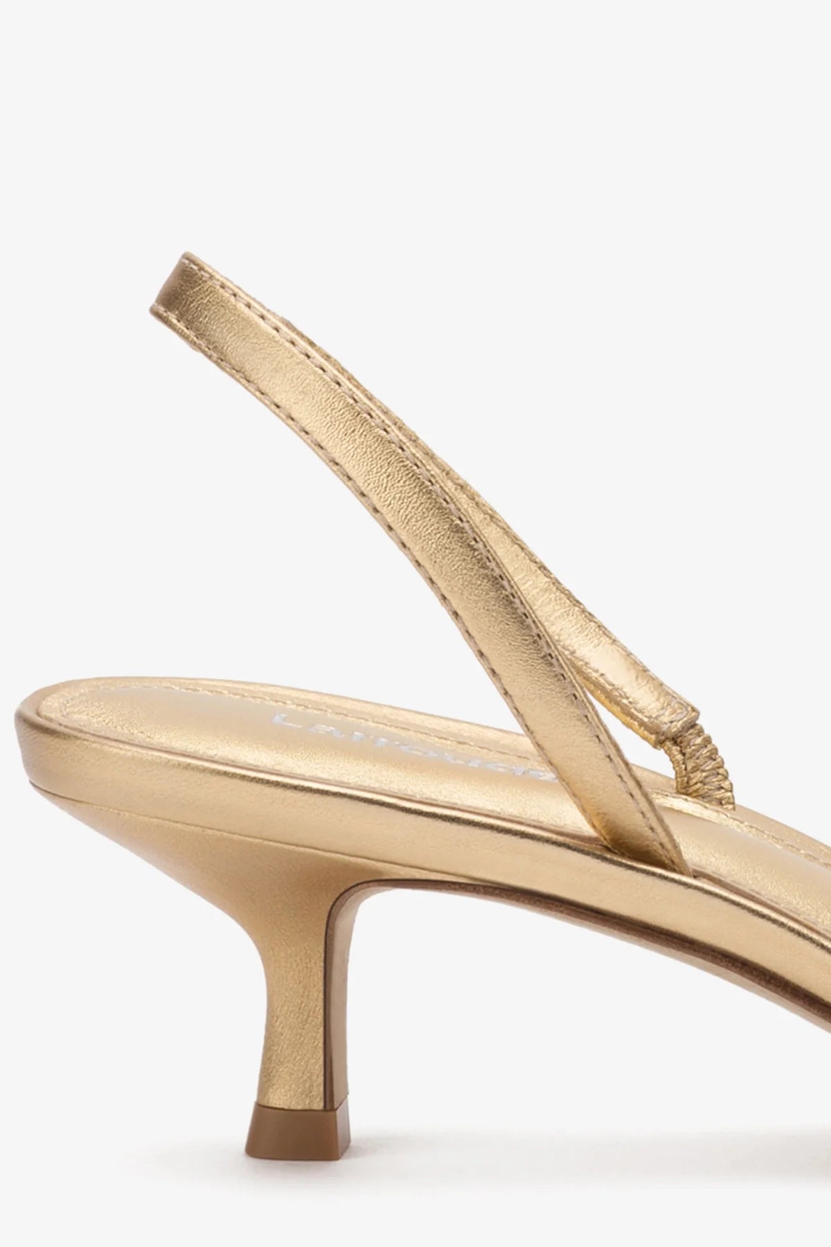 Mini Annie Sandal in Gold Metallic Leather - Women's Comfortable Dressy Strappy Sandals for Weddings, Parties & Summer Outfits
