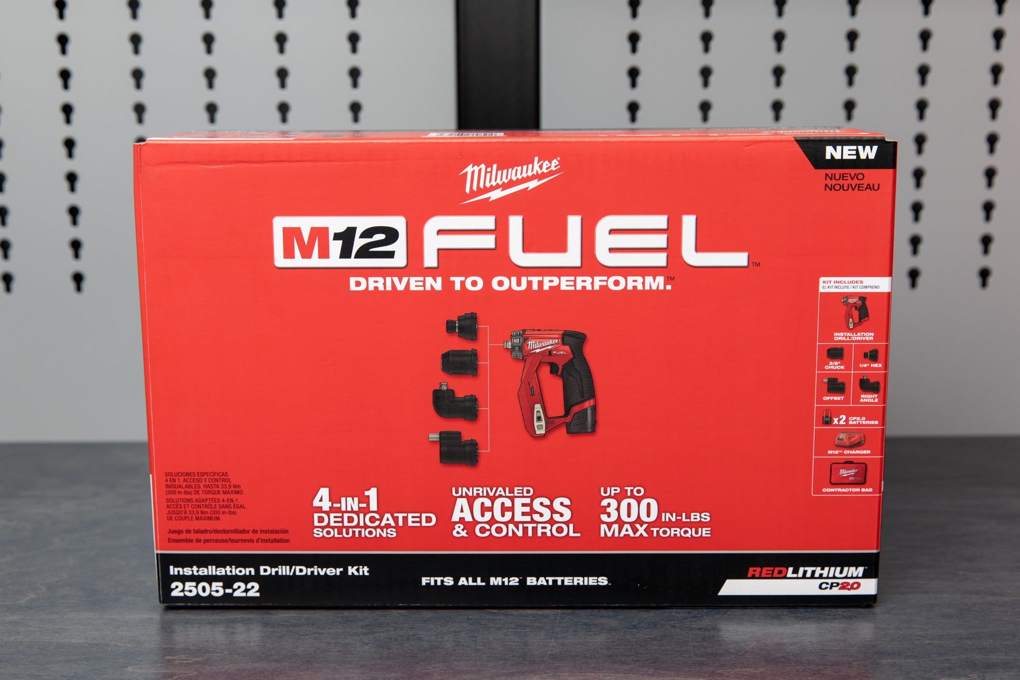 Milwaukee M12 FUEL Installation Drill Driver Kit - Compact & Powerful Cordless Tool for Electricians & DIY Projects - Perfect for Tight Spaces & Professional Use
