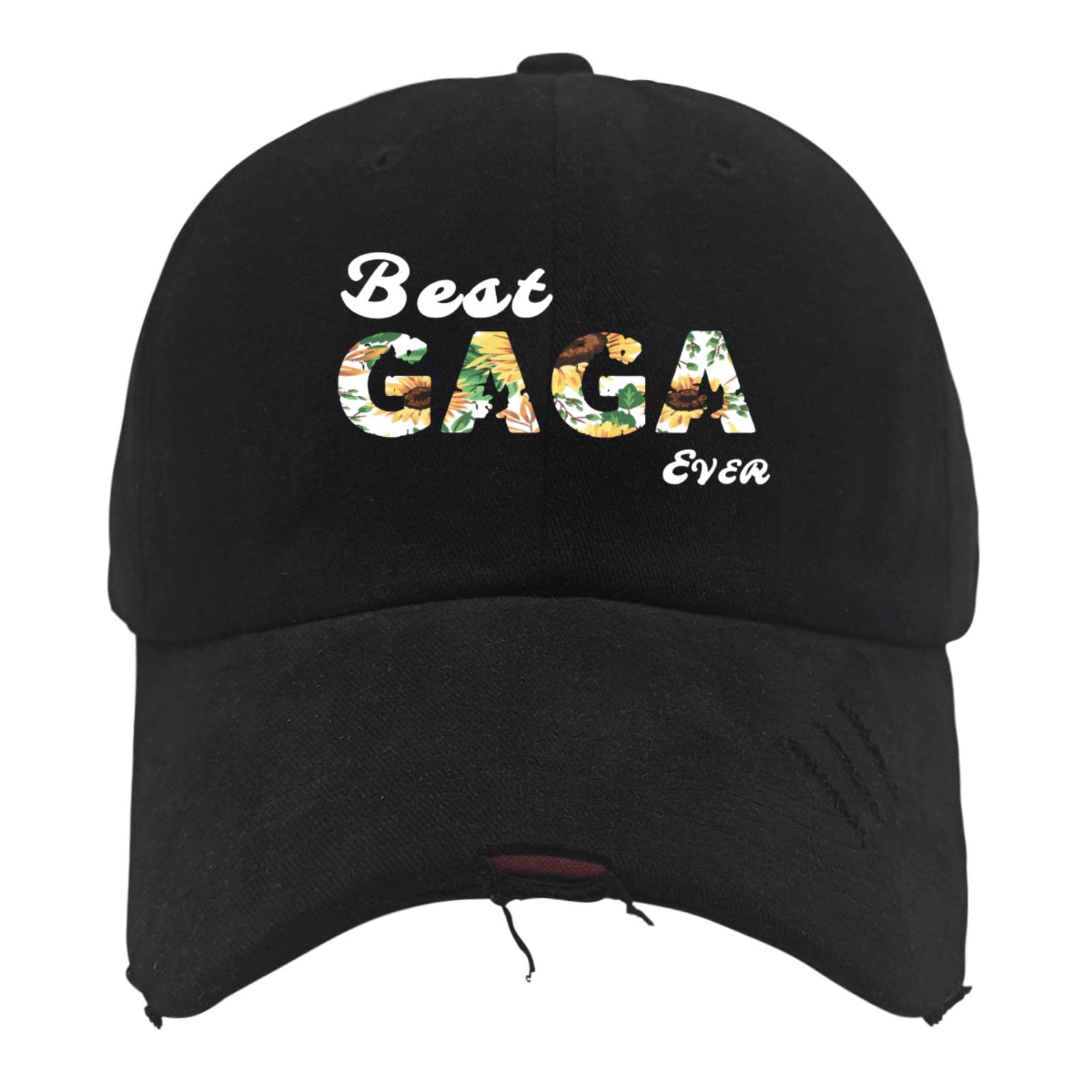 Funny Cowboy Baseball Hat - Best Gaga Ever Cotton Washed Dad Cap for Golf & Outdoor Activities | Perfect for Cowboys, Baseball Fans & Casual Wear