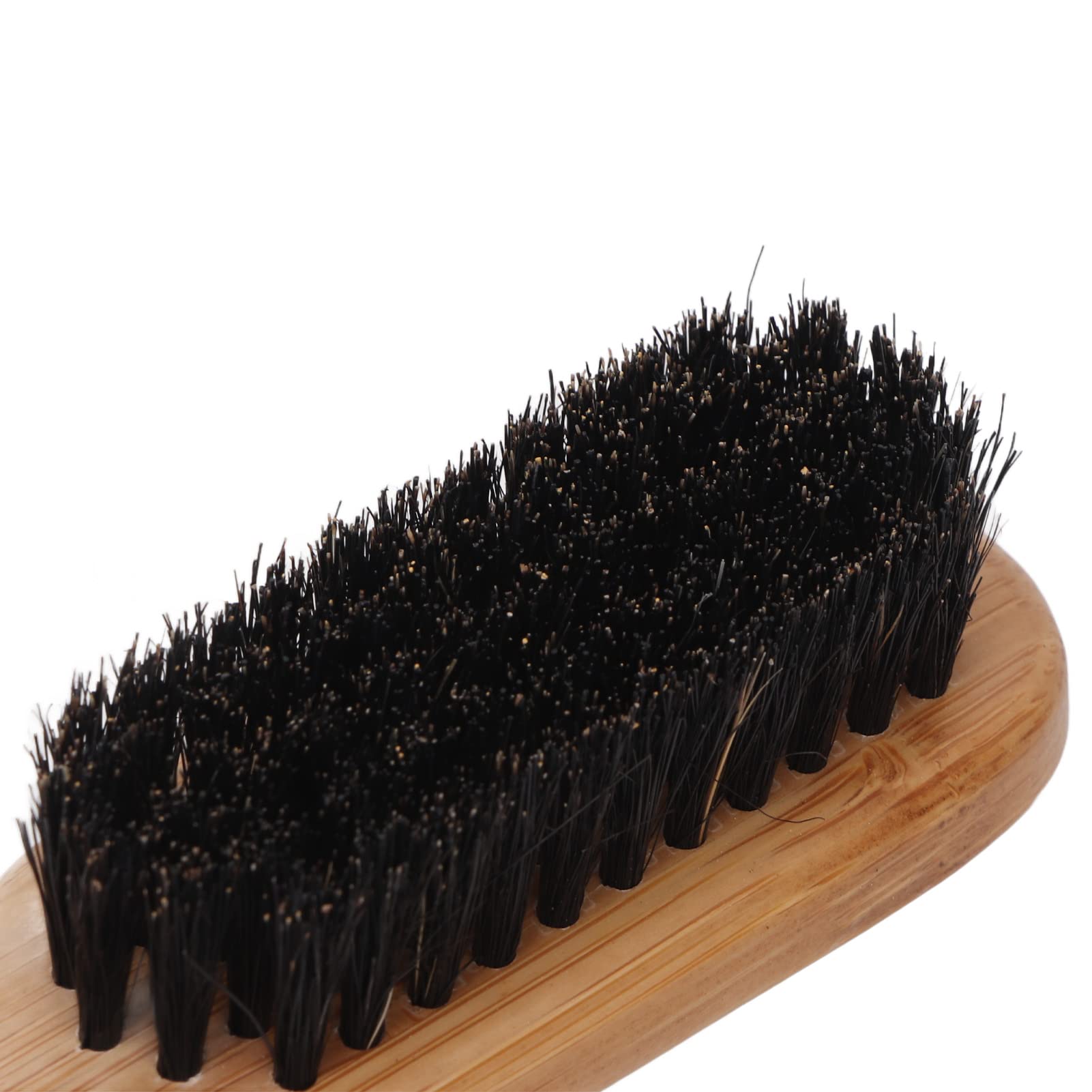 Men's Wooden Beard Brush - Soft Bristles & Bamboo Handle for Home & Travel