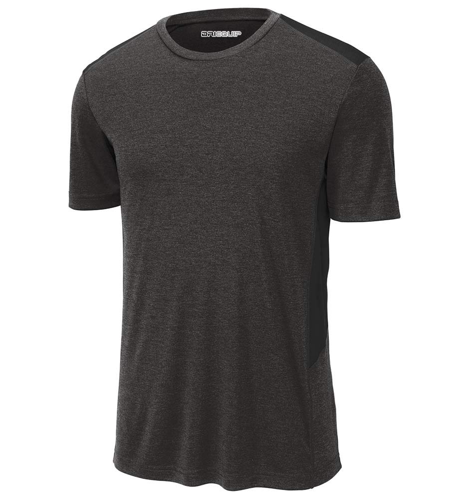 DRIEQUIP Men's Moisture Wicking Quick Dry Endeavor T-Shirt - Lightweight Breathable Activewear (XS-4XL) for Gym, Running & Outdoor Activities