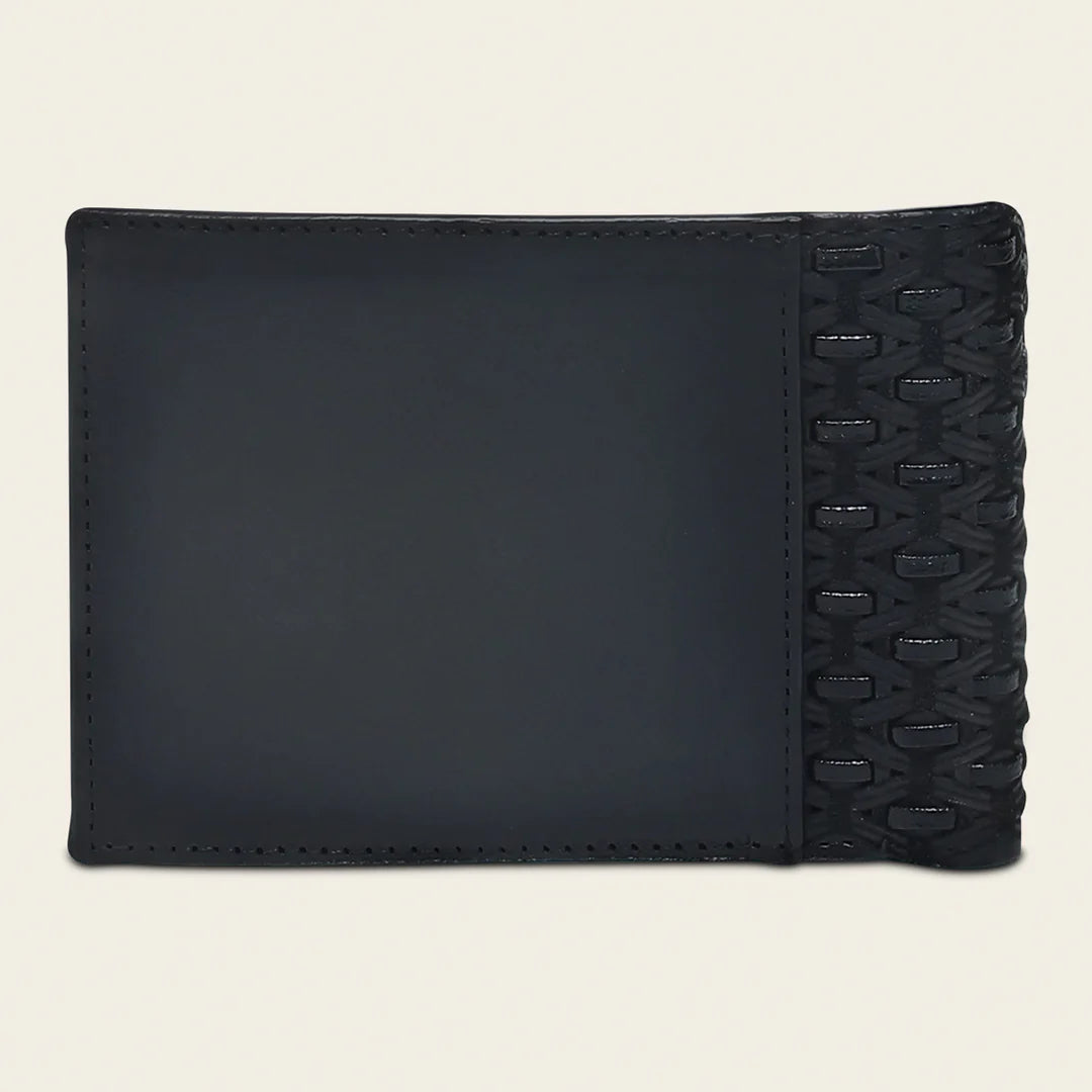 BC031RS Genuine Cowhide Leather Bi-Fold Wallet for Men - Stylish & Durable Oxford Design - Perfect for Everyday Use, Business & Travel