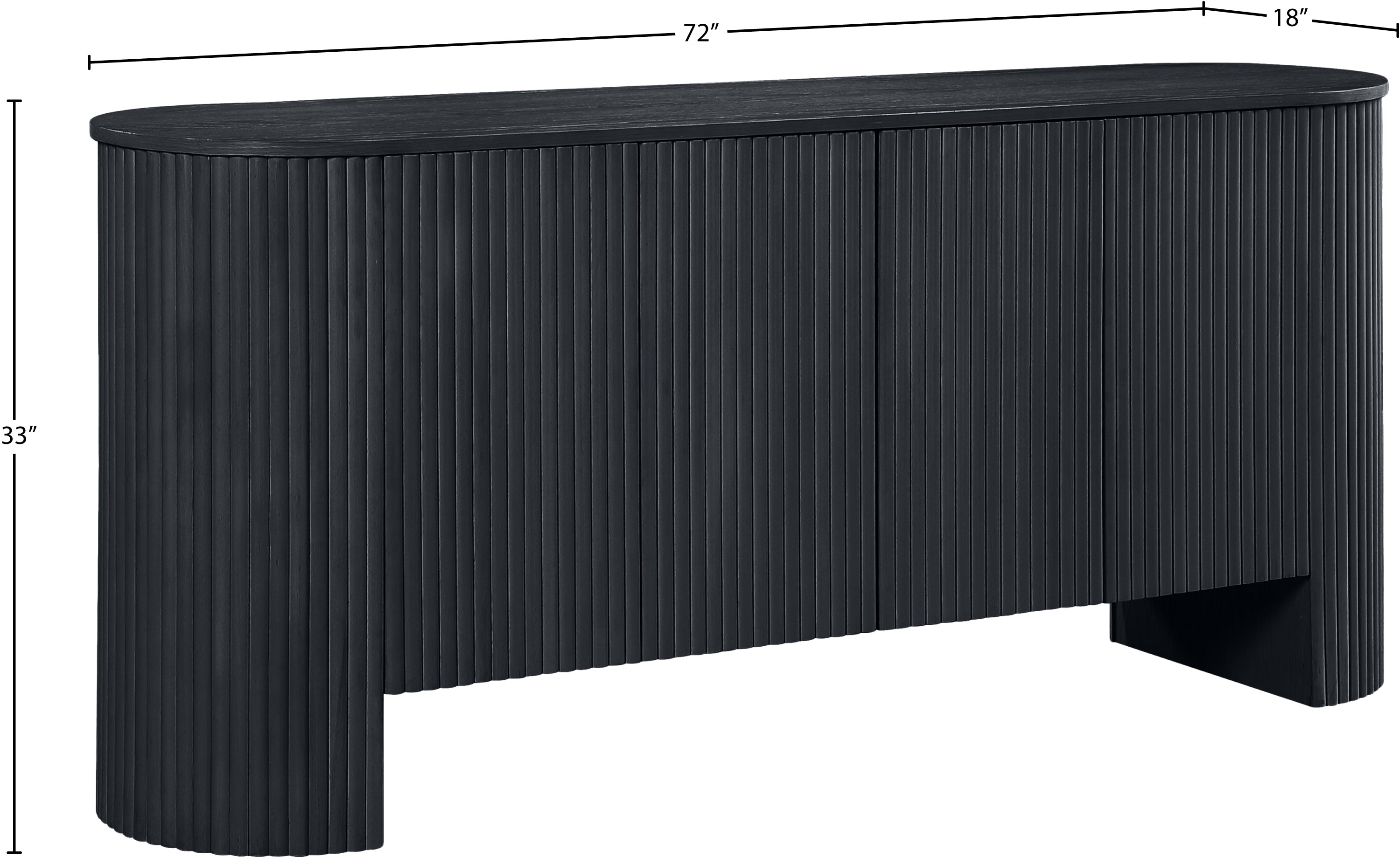 Belinda Sideboard Buffet Cabinet - Stylish Storage for Dining Room, Living Room & Entryway - Perfect for Organizing Dishes, Linens & Home Decor