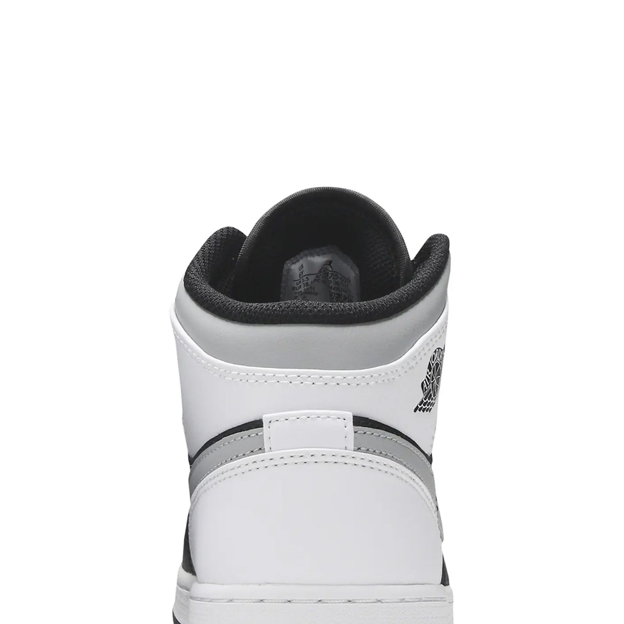 Air Jordan 1 Mid 'White Shadow' GS Sneakers - Basketball Shoes for Girls & Women - Perfect for Casual Wear, Sports & Street Fashion