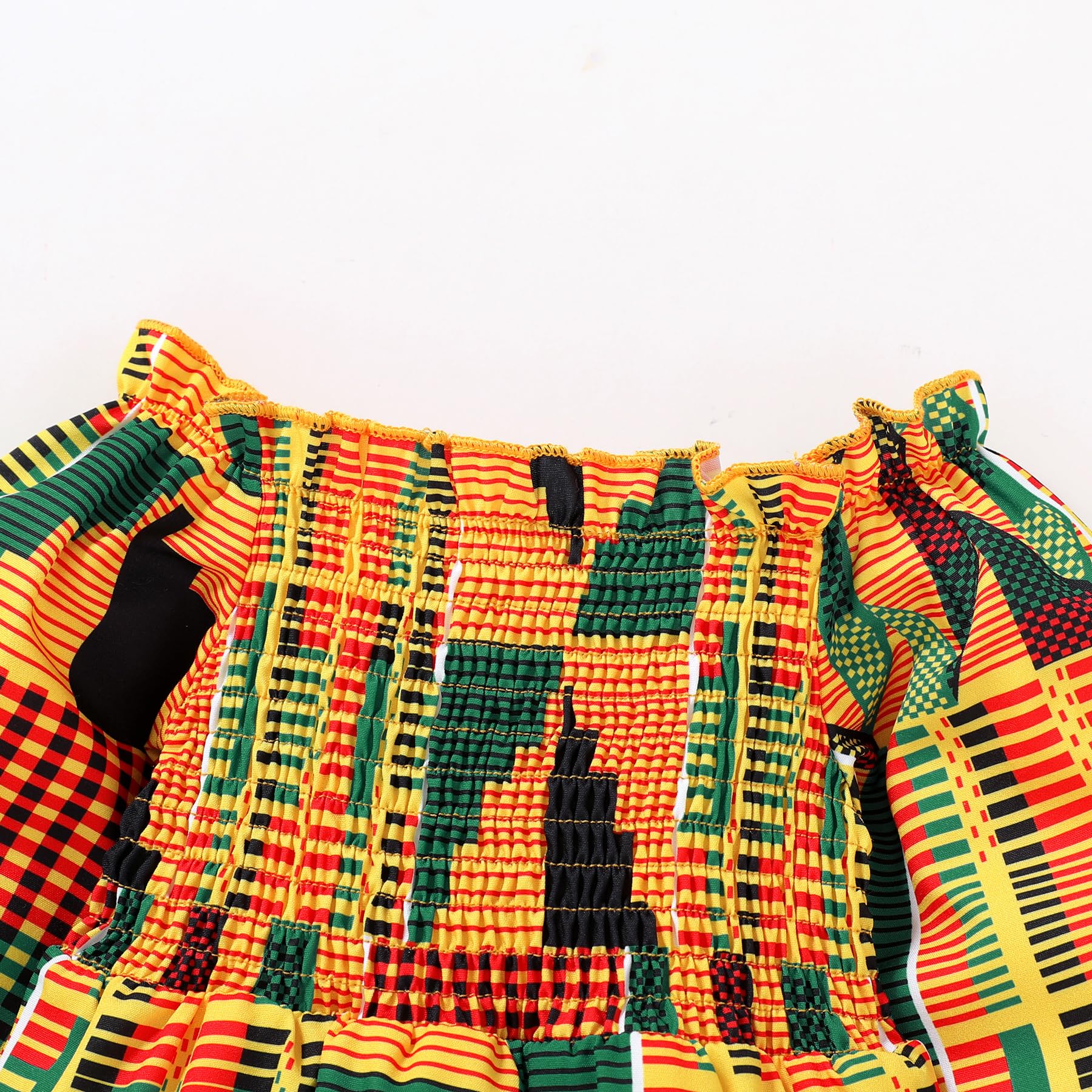 African Baby Clothes for Girls - YOUNGER TREE Dashiki Ankara Outfit Set | Traditional African Print Dress & Headwrap Set | Perfect for Cultural Celebrations, Birthday Parties & Photoshoots