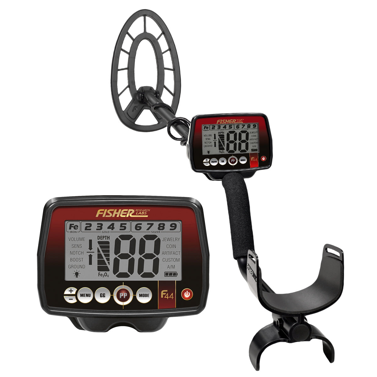 Fisher F44 Metal Detector with 11