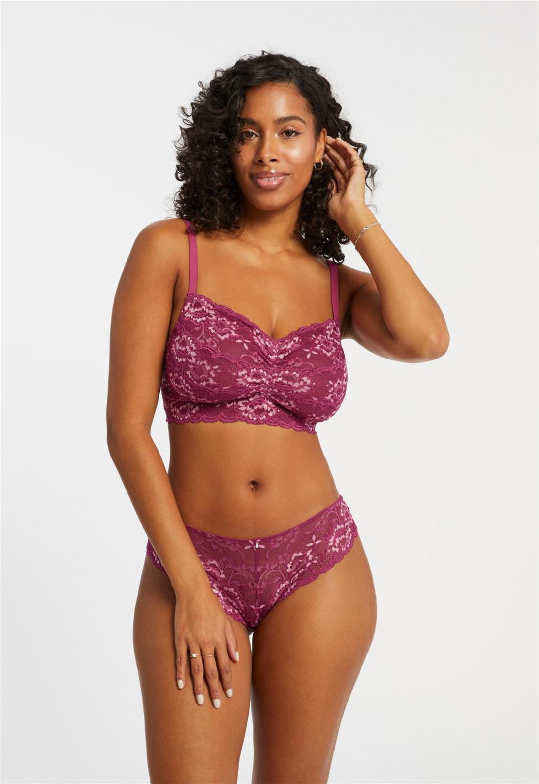Lace Bralette for Women - Comfortable Cup Sized Bralette - Perfect for Everyday Wear, Sleep & Lounge