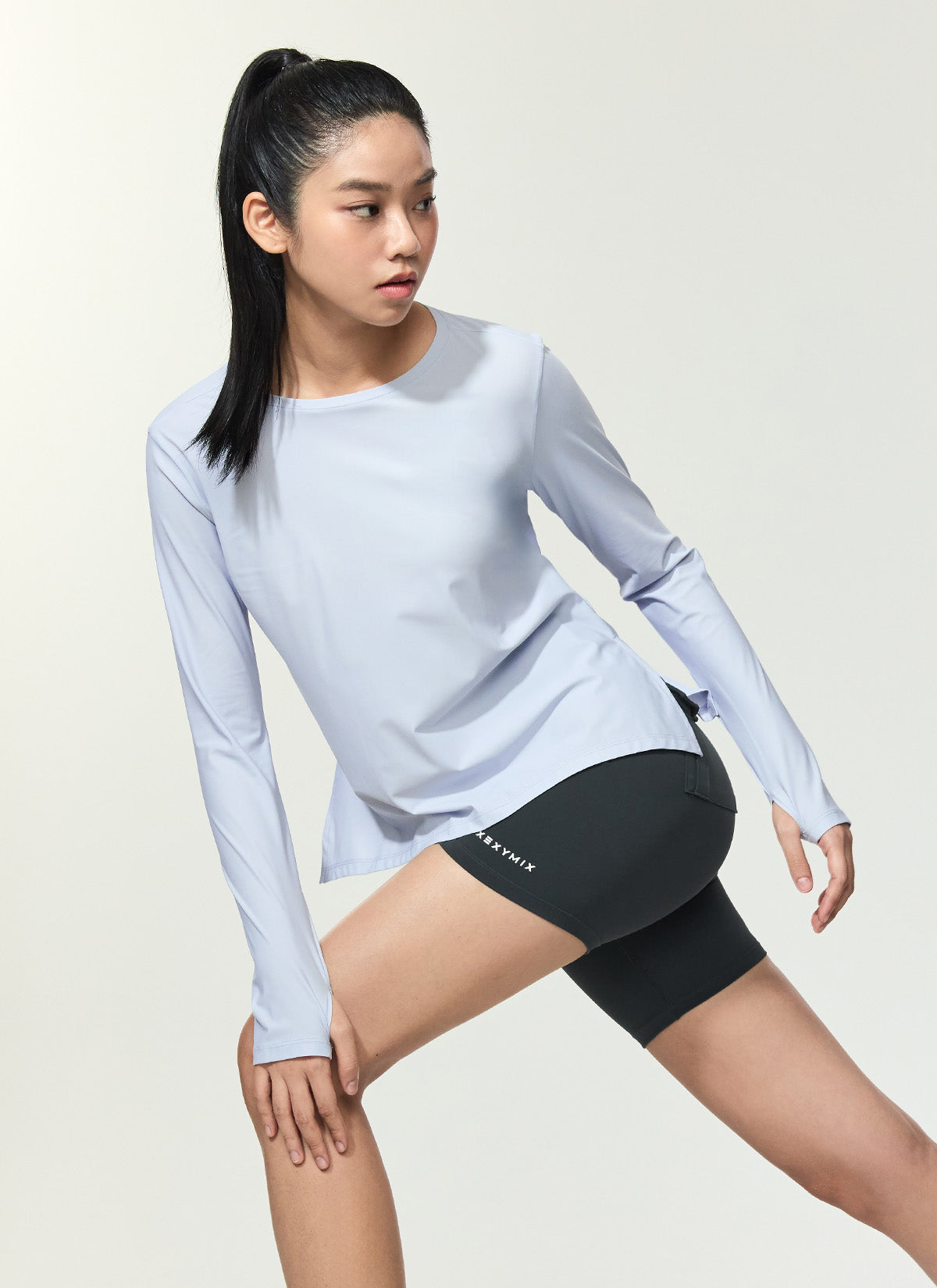 Cooling Tricot Boat Neck Long Sleeve T-Shirt for Women - Breathable Summer Top for Yoga, Running & Casual Wear