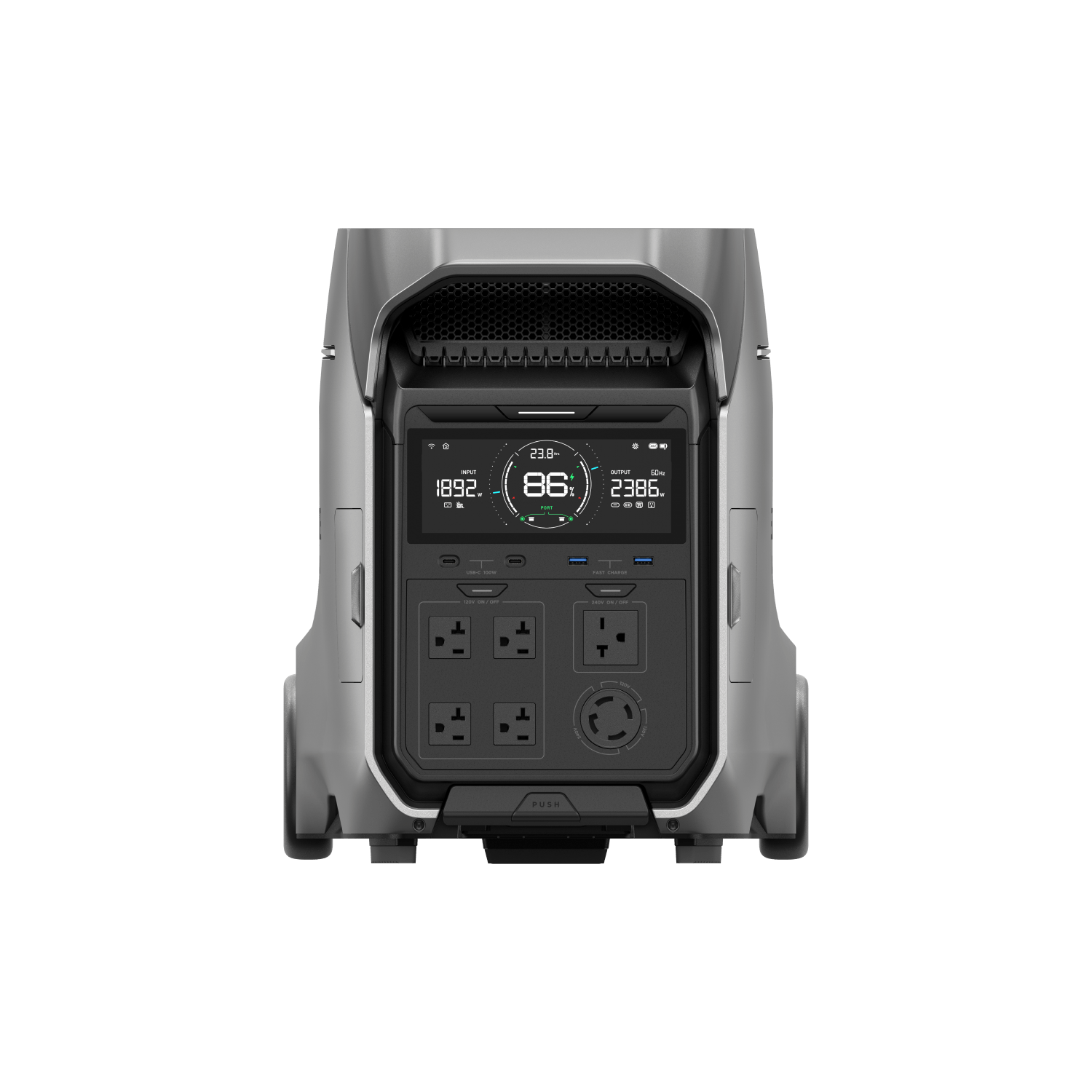 EcoFlow DELTA Pro 3 Portable Power Station 3600Wh Solar Generator - Refurbished for Camping, RV, Home Backup & Emergency Power Supply
