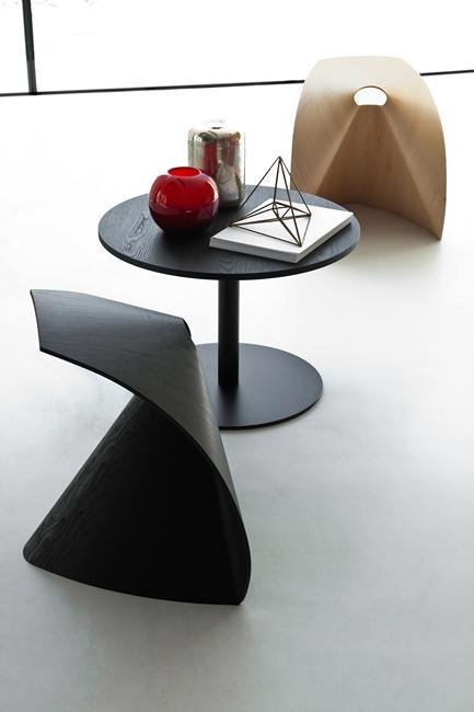 AP S51 Nesting Stool by Lapalma - Space-Saving Modern Stool Set for Home, Office & Outdoor Use - Stackable Design for Compact Storage