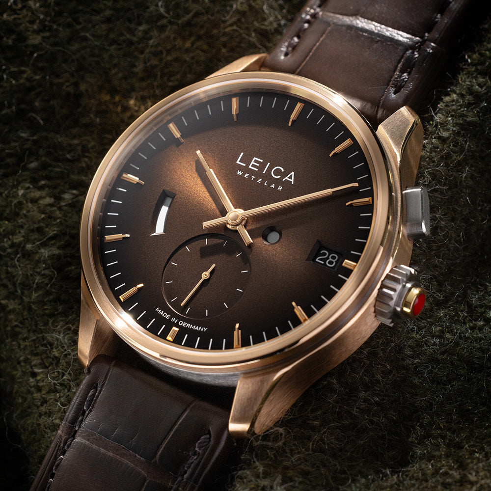 Leica ZM 1 Gold Limited Edition Watch - Luxury Swiss Automatic Movement for Men - Perfect for Business Meetings & Formal Events