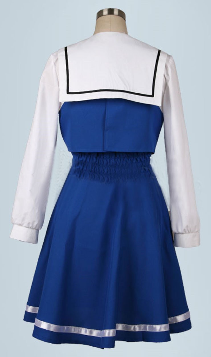 Anime Halloween Kafuu Chino School Uniform Dress Cosplay Costume - Perfect for Anime Conventions, Halloween Parties, and Cosplay Events