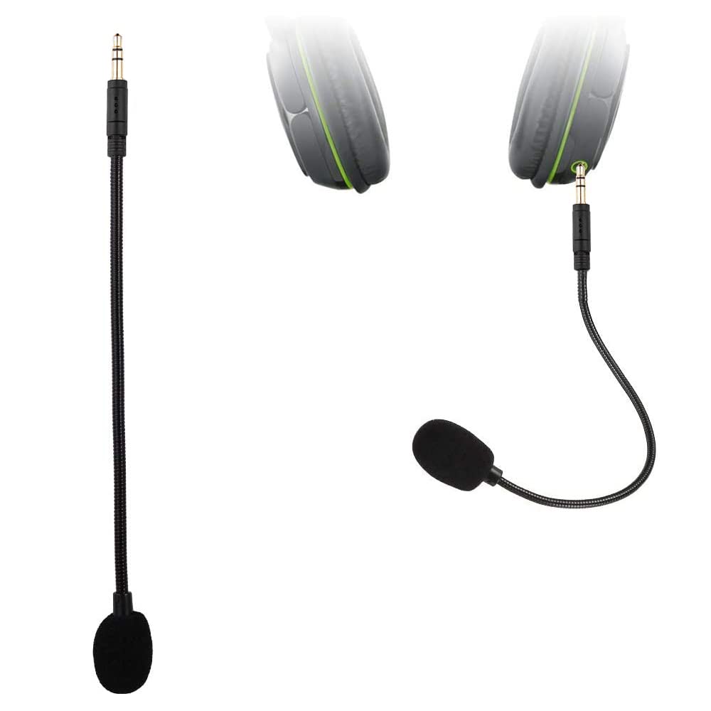 Smays Detachable 3.5mm Microphone - Aux Mic for Headphone Jack, Plug-in Microphone for Laptop, PC, Phone, and Conference Calls | Perfect for Gaming, Podcasting, Zoom Meetings & Online Classes
