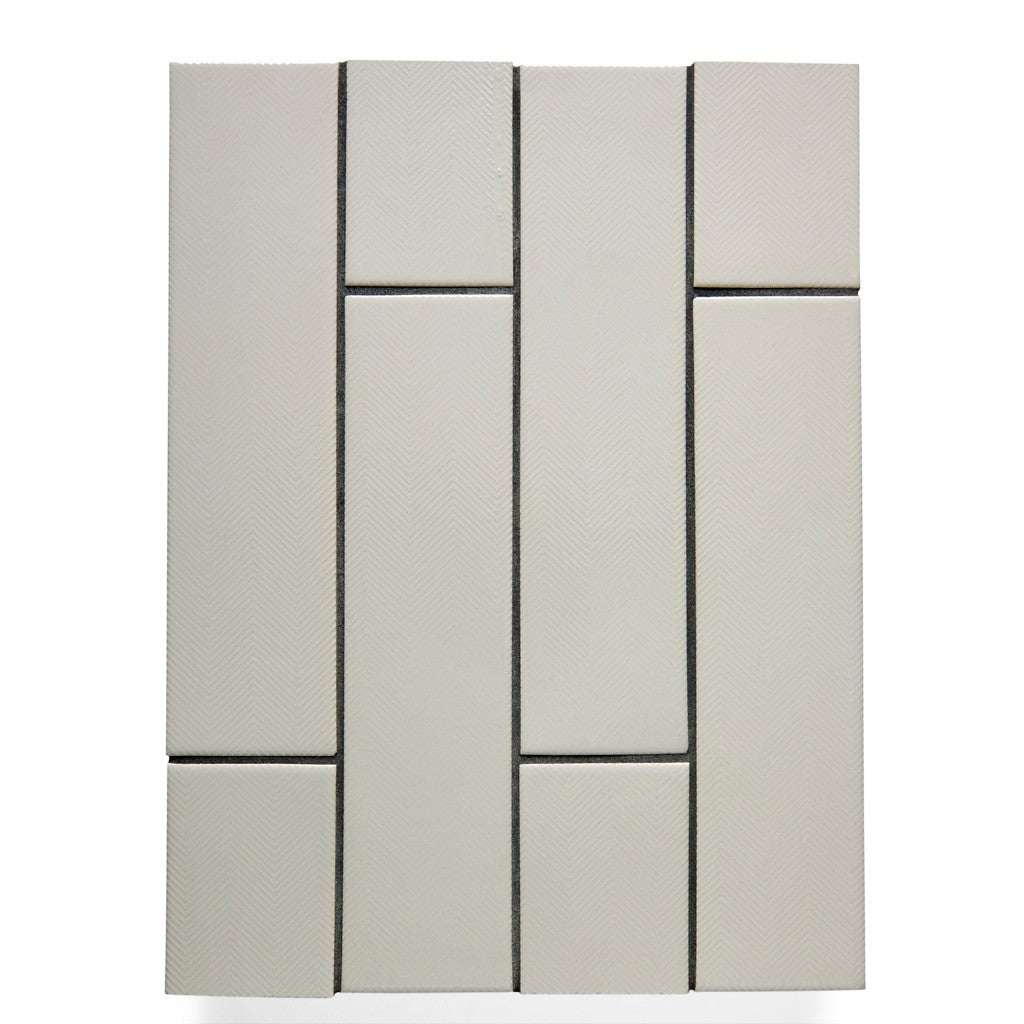 Waterworks Cottage Decorative Field Tile Bullnose Corner (Left) 3x12 Inch Shale Glossy Solid - Perfect for Kitchen Backsplash, Bathroom Walls & Fireplace Surrounds