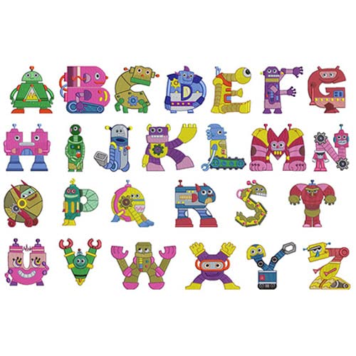 ROBOT ALPHABET 1