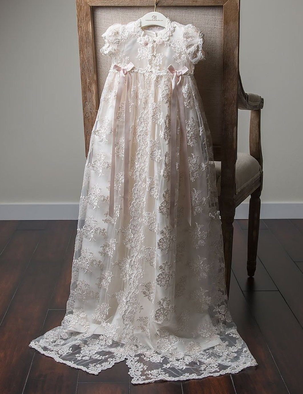 Premium Long Christening Dresses for Baby Girls 0-24 Months | Elegant Baptism Gowns with Matching Bonnet | Perfect for Christenings, Baptisms & Special Occasions