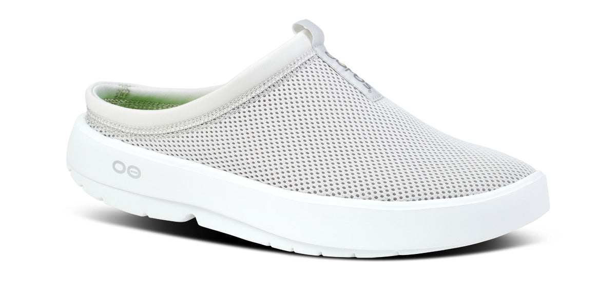Women's OOcoozie Sport Mule Slip-On Shoes - Lightweight Comfortable Gray Walking Shoes for Women - Perfect for Running, Gym, Travel & Casual Wear