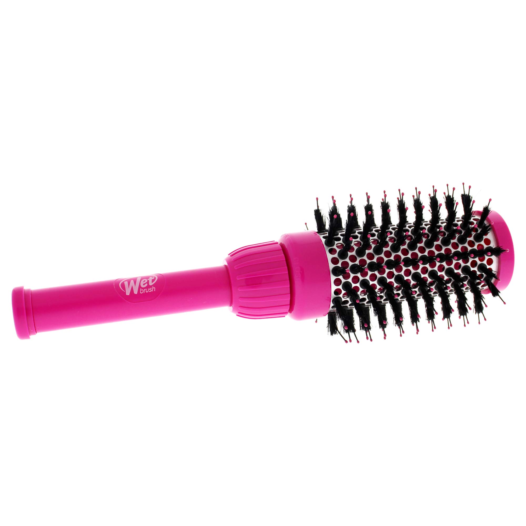 Wet Brush Pop and Go Round Style Detangling Hair Brush - Pink 1 Piece | Gentle on Wet & Dry Hair for Kids & Adults | Perfect for Travel, Home, and Salon Use