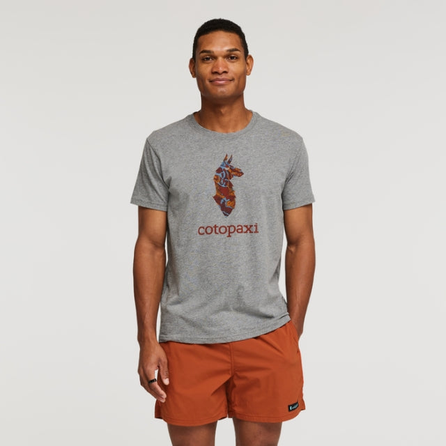 Men's Altitude Llama Graphic T-Shirt - Soft Cotton Casual Tee for Hiking & Outdoor Adventures