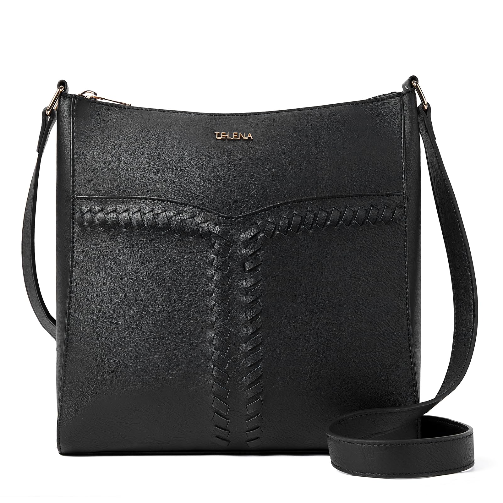 Trendy Vegan Leather Crossbody Purses for Women - Adjustable Guitar Strap Bucket Hobo Handbags | Perfect for Daily Use, Travel & Shopping
