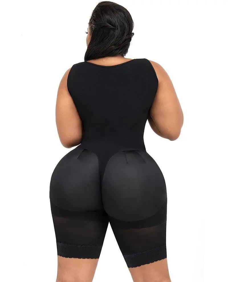 Stage 1 Curvy Body Post Lipo & BBL Mid Thigh Faja #8446 - Compression Garment for Post-Surgery Recovery & Body Shaping