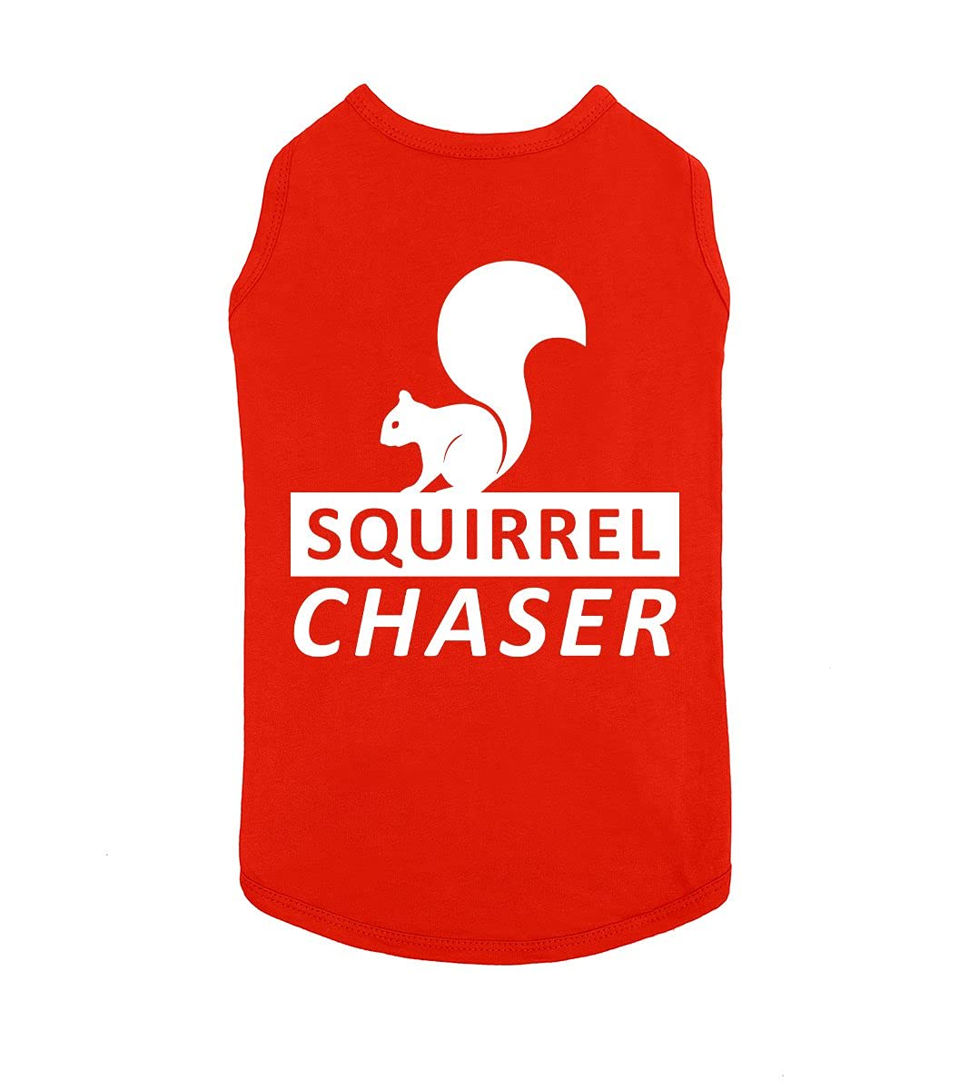 Funny Squirrel Chaser Dog T-Shirt - Cute Summer Pet Clothes for Dogs | Perfect for Outdoor Walks & Playtime