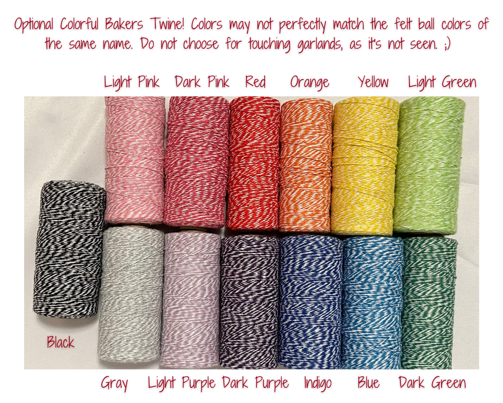 Premium Bakers Twine for DIY Garland Crafts - Natural Jute String for Holiday Decorations, Gift Wrapping & Scrapbooking