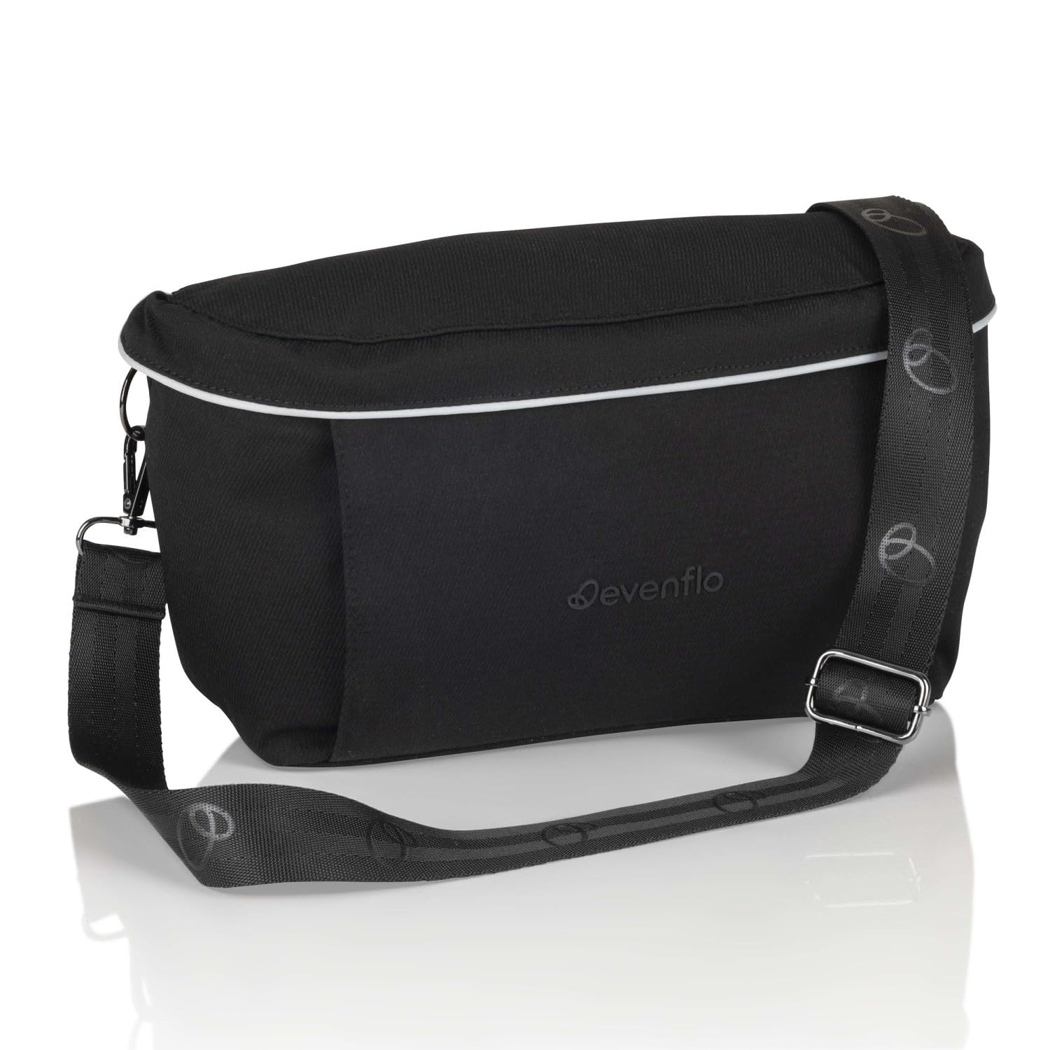 Evenflo Shyft DualRide Stroller Organizer Crossbody Bag - Compact Diaper Bag with Multiple Pockets for Baby Essentials - Perfect for Parents on the Go, Travel, and Everyday Use