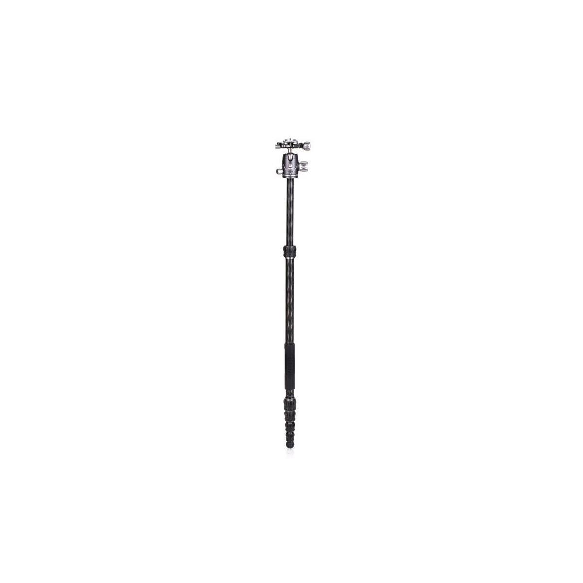 Benro Rhino FRHN05CVX20 Carbon Fiber Travel Tripod with VX20 Ball Head - Compact & Lightweight for Photography, Hiking, and Outdoor Adventures