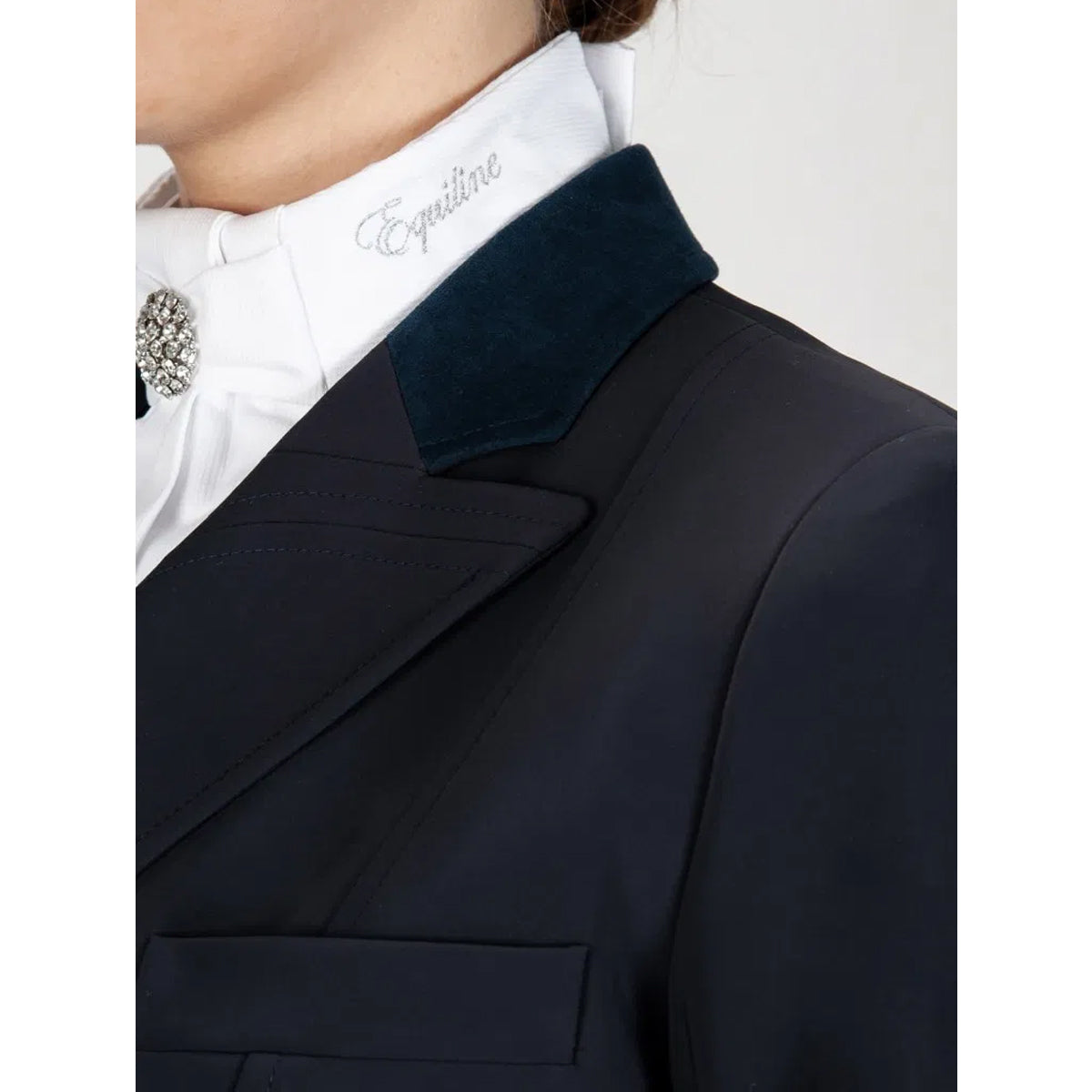 Equiline Women's MacKenzie Hunter Shadbelly Show Coat - Elegant Equestrian Riding Jacket for Horse Shows & Dressage Competitions - Perfect for Professional Riders & Hunt Seat Events