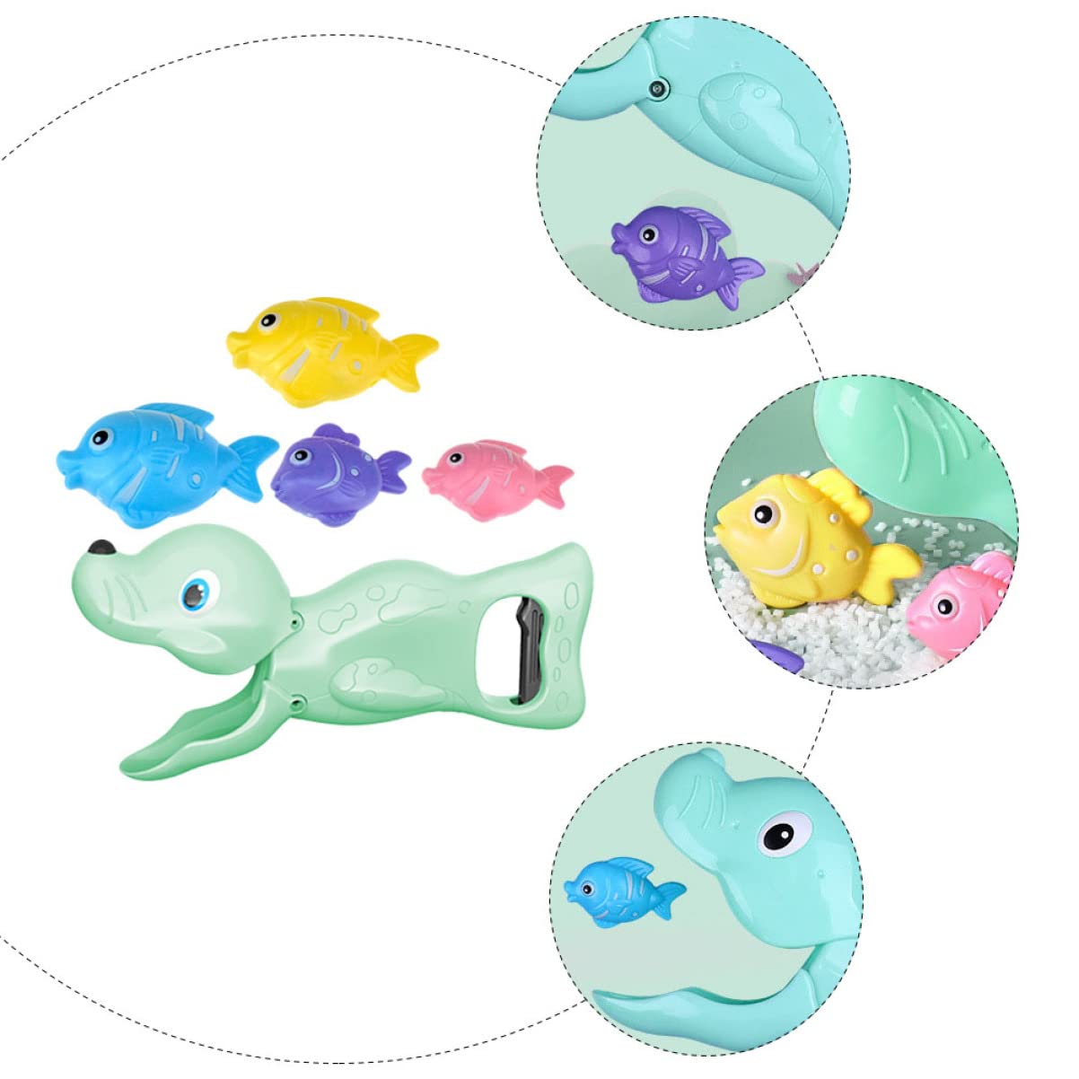 Fun Interactive Bath Toys for Kids - Set of Animal Shaped Water Play Toys, Safe Plastic for Toddlers | Perfect for Bathtime Fun, Pool Parties & Sensory Play