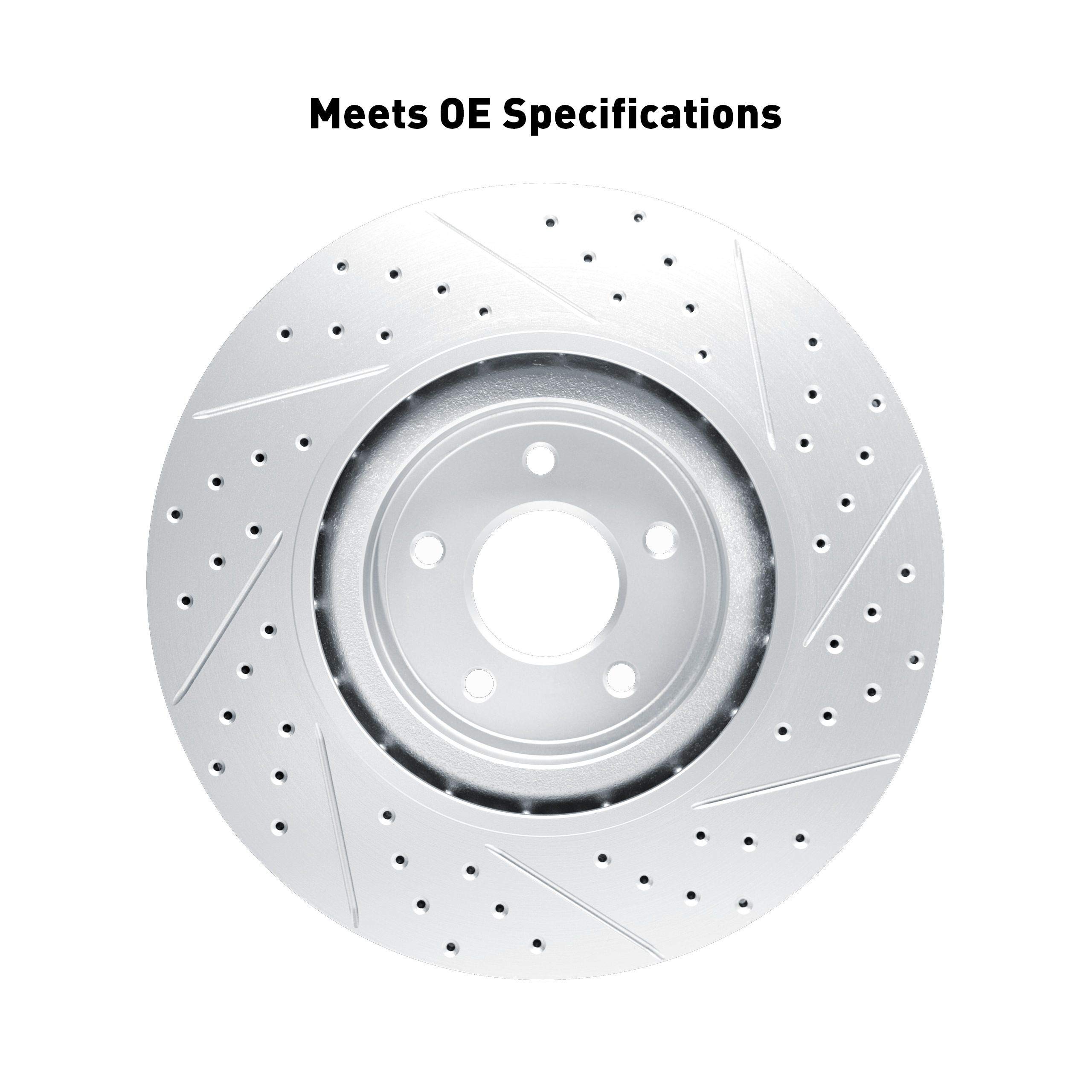 Dynamic Friction Company Ceramic Rear Brake Pads & Rotors Kit - Complete Brake System with Hardware for Sedans, SUVs, Trucks - Smooth Quiet Braking Performance - Ideal for Daily Commuting, Highway Driving & Towing