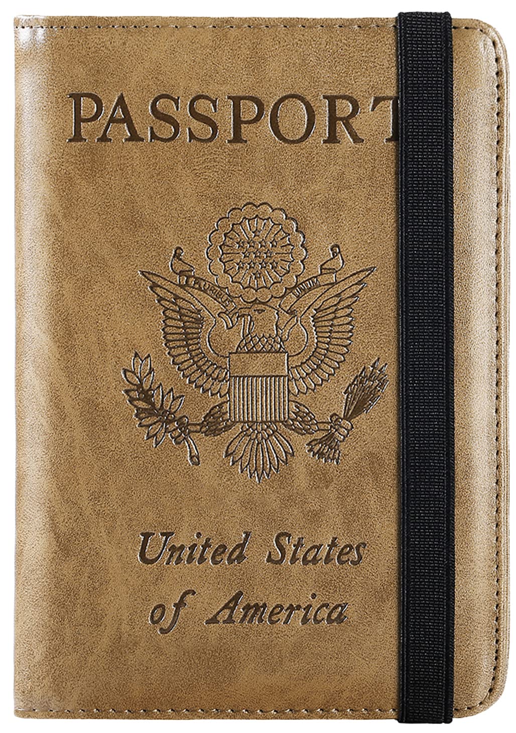 Premium RFID Blocking Leather Passport Holder & Travel Wallet - Secure Card Case for Women & Men (Brown) - Perfect for International Travel, Business Trips & Daily Commute