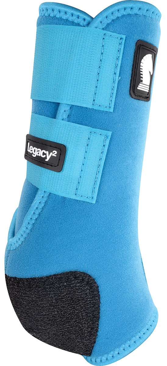 Classic Equine Legacy 2 Horse Hind Boots - Large Size for Protection & Support | Perfect for Jumping, Dressage & Trail Riding